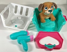 Doc Mcstuffins Vet On The Go Pet Carrier Set With Dog  2 Grooming Accessories