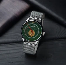 Green Vintage Soviet Raketa Copernicus. Mechanical watch, Mens watch, USSR WATCH