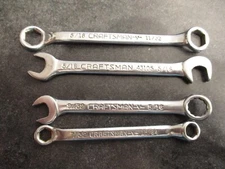 Craftsman USA 5/16 X 5/16 43105 Open End Wrench & 3 other small wrenches