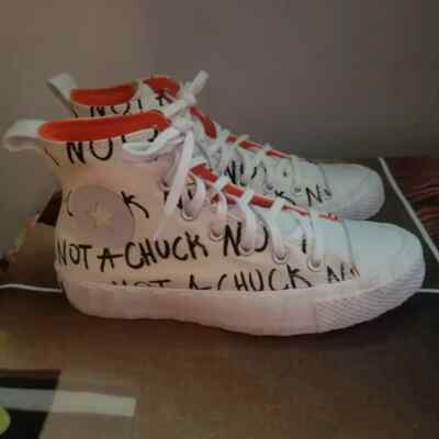 Converse Not A Chuck 70 Hi UNT1TL3D White Kid Sneaker Shoes 266515C Size 6