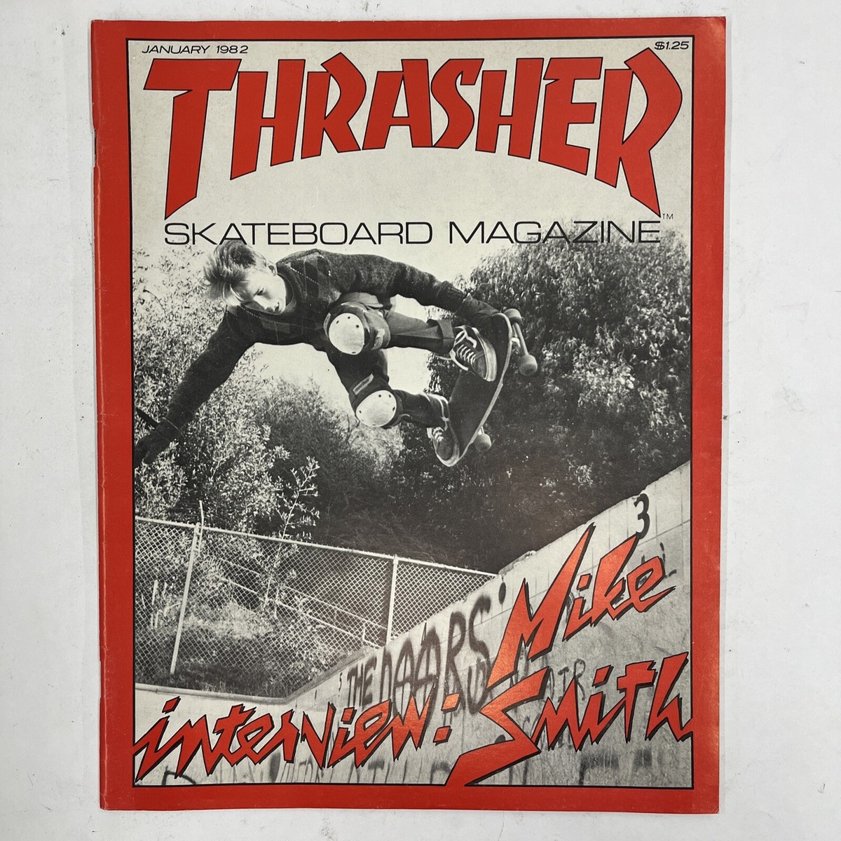 超レア THRASHER THE FIRST 25 YEARS POSTER Thrasher Skateboarding Front Cover March 2022 500 Issue