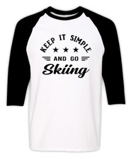 Funny Skiing Lover T Shirt Ski Skier Ice Sports Lover Gift Tee Shirt