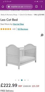 wayfair cot bed