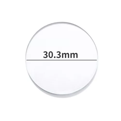 30.3mm Diameter Replacement Curved Cover Lid for Dial Caliper Test Indicator