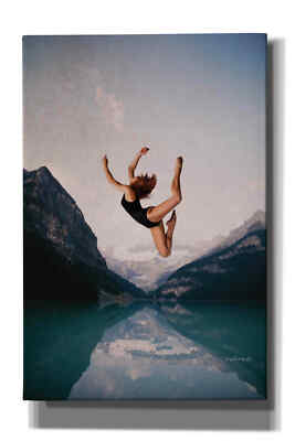 Epic Graffiti 'Falling' by Andreas Lie, Giclee Canvas Wall Art
