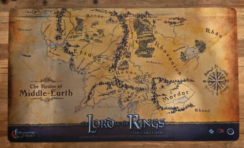 Lord Of The Rings The Card Game LCG - Map Of Middle Earth Playmat