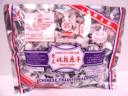 Paquete de 2 bocadillos de ciruela preservados Tang Hoi Moon Kee Chan Pui Ying Che/Mui Hong Kong - Imagen 2 de 12