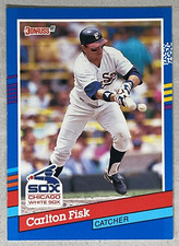 Carlton Fisk, 1991 Donruss base card #108 and Highlights #BC-6