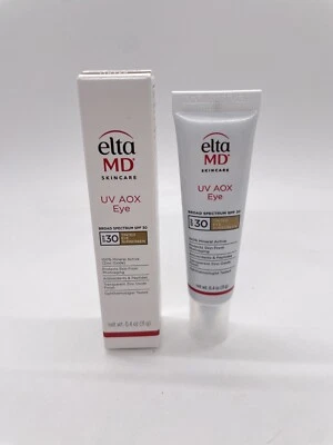 Elta MD UV AOX Eye Tinted Eye Sunscreen SPF30 0.4oz/11g Antioxidation NEW IN BOX