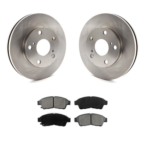 Front Disc Brake Rotors and Brake Pads Kit for Toyota Camry, OE6D3 Semi