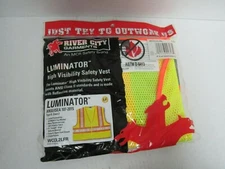 RIVER CITY GARMENTS ANSI/ISEA 107-2015 HIGH VISIBILITY SAFETY VEST