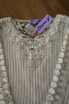 Wunderschöner edler Damenpulli 48 elegant sehr schön zu Feierlickeiten