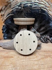 1 - EASY GRIP Profiled Quartersawn White Oak Turkey Call Pot No Tools Needed