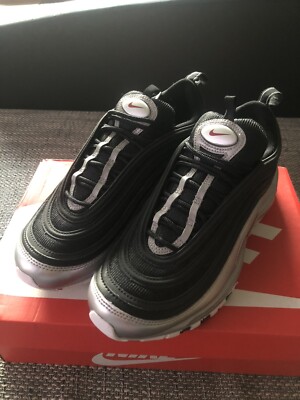 Nike Air Max 97 QS Black/Varsity Red Silver-White Metallic Pack Silver Gr.EU42,5