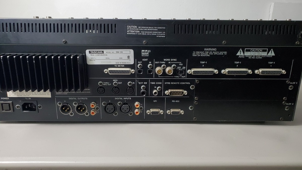 Tascam DM-24 Digital Mixer 32-Channel 8-Bus 24-bit/96kHz w/ Power
