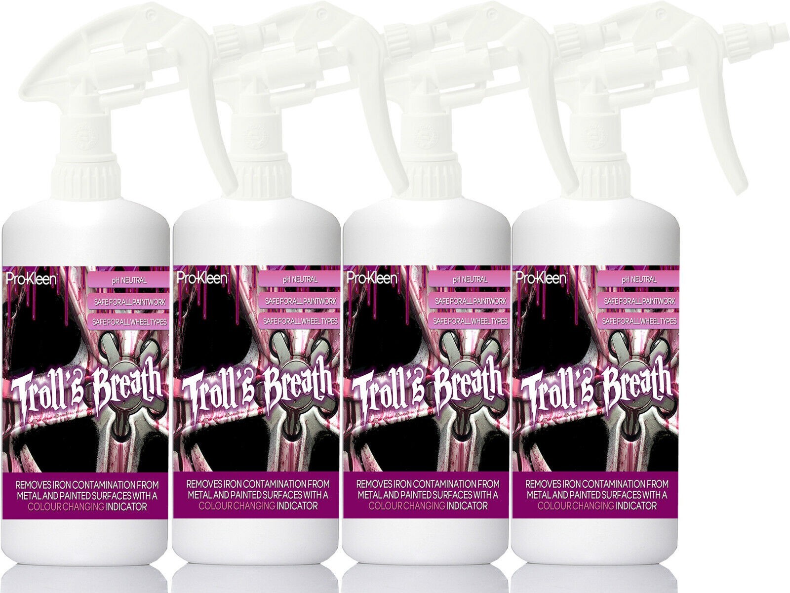 ProKleen Trolls Breath Iron Contamination Remover Alloy Wheel Cleaner 4L
