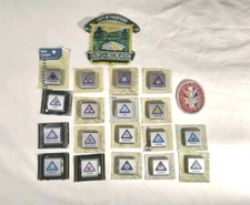 Boy Scout New Metal Belt Loops Misc Lot Patches Eagle Scouts, Cub Scouts in pack