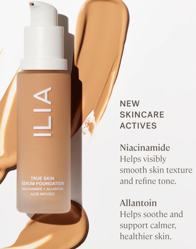 ILIA TRUE SKIN SERUM FOUNDATION WITH NIACINAMIDE ALOE INFUSED SMOOTH MANY SHADES - Picture 4 of 61