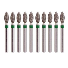 Dental Diamond Burs Pointed Football Bur 368/023C Coarse Green FG High Speed