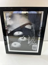 INHABIT Belari - Black Glass 8 X 10 Or 10 X 8 Photo Frame NEW IN BOX BEAUTIFUL