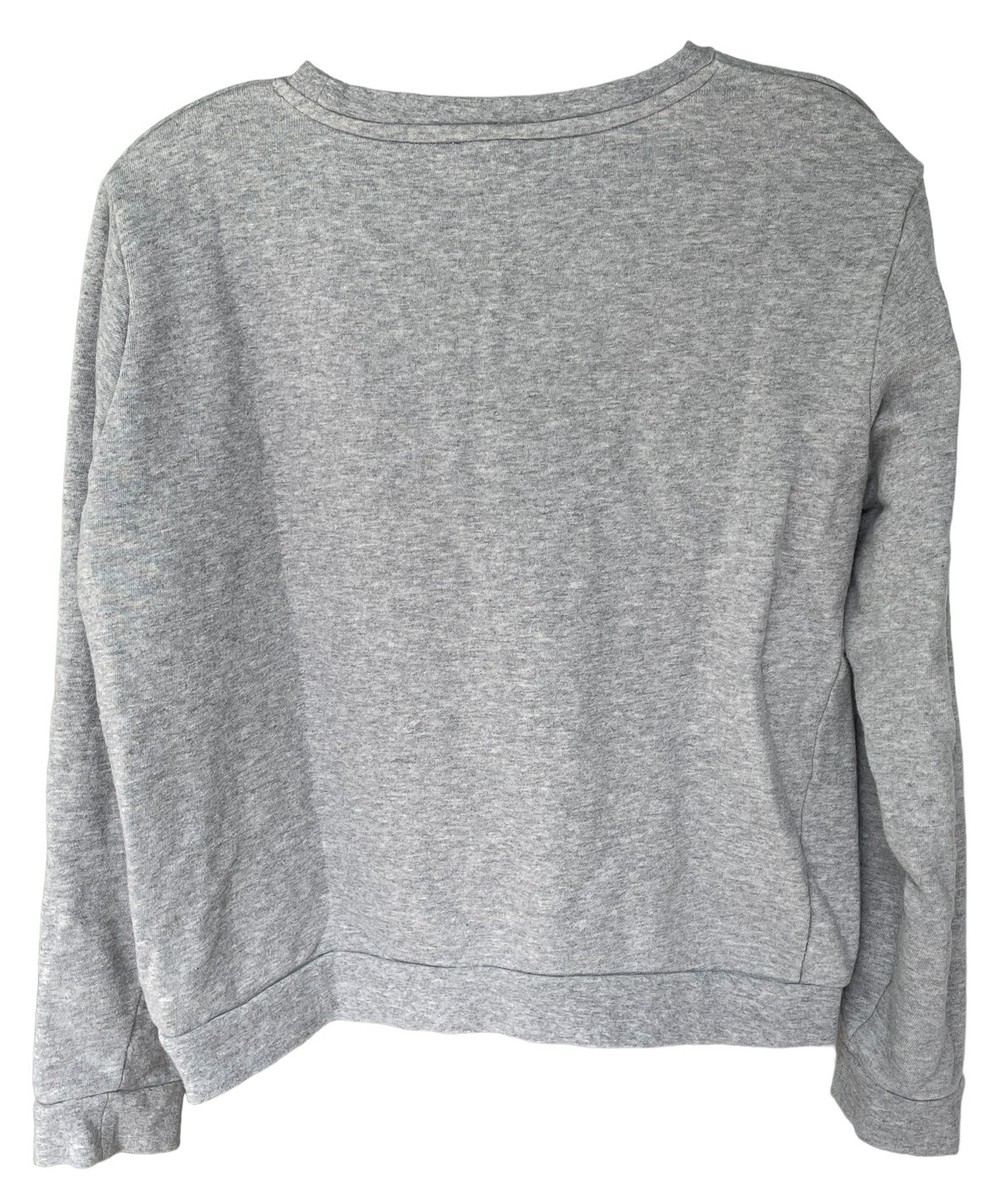 Galeries Lafayette Paris Women Gray Pullover Sweatshirt Calvi