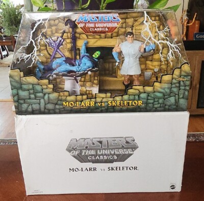 Masters Of The Universe Classics He-Man Mo-Larr vs Skeletor NIB w Original Box!!