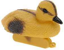 Entenküken Ente Küken Stockente - 12 cm - 4er Set - Teichdeko Dekoration Garten