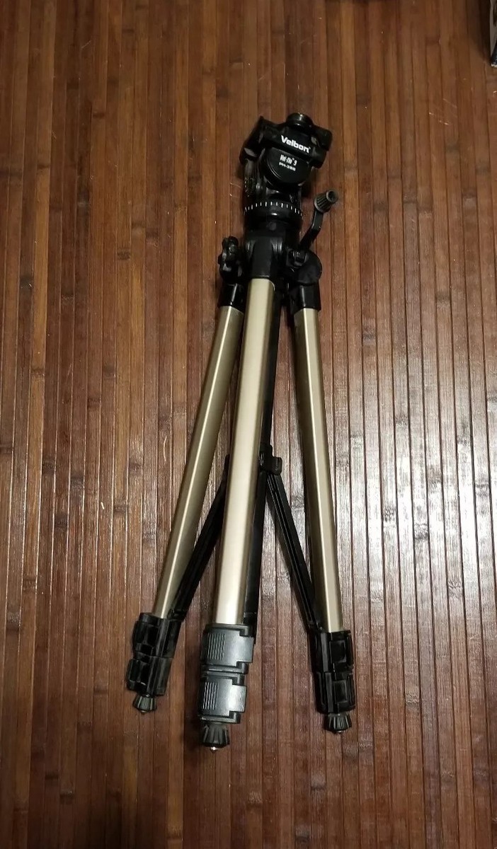 家電 Velbon super shooter PH-360NC ✓ Velbon Videomate III Tripod VEL-FLO 9 PH-368 W/ Mount | eBay