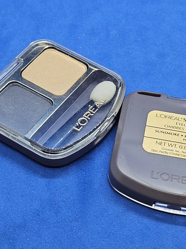 L'Oreal SOFT EFFECTS Eye Colour Shadow Duo SUNSMOKE Perle 0.08oz (LOT/2) - Image 3 of 4