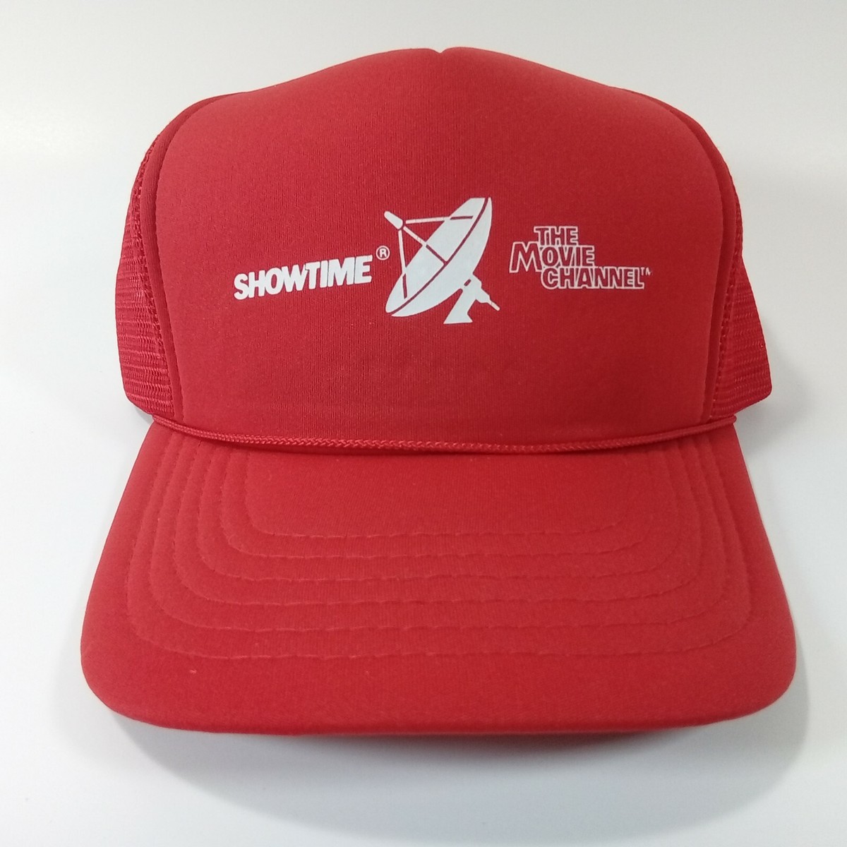 Vintage Showtime The Movie Channel Snapback Hat Cap Red Mesh Vintage Showtime The Movie Channel Snapback Hat Cap Red Mesh