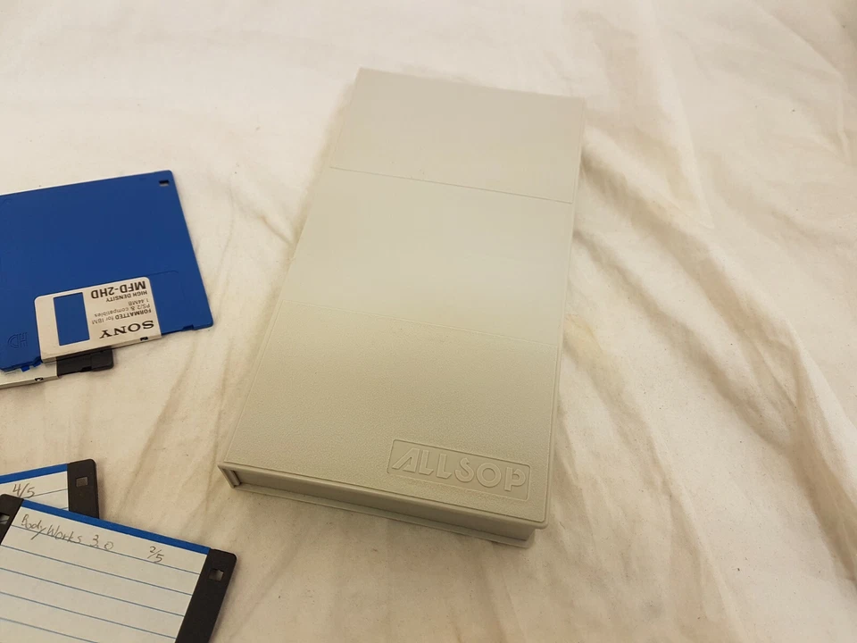 Disco Plástico Caja de Almacenamiento Estuche Soporte Organizador 3.5" Disquete con Discos Computadora Foto 2 de 4