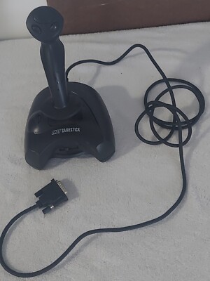 CH Game Stick Vintage 3 Button Joystick Gaming Controller 6+ Foot Long Cord 