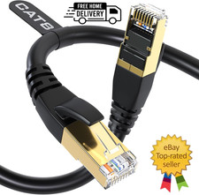 DbillionDa Cat8 Ethernet Cable, Outdoor Indoor, 6FT Heavy Duty High Speed 26AWG