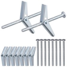 20 Sets Toggle Bolt for Drywall Bolts and Wing Nut Butterfly Anchors