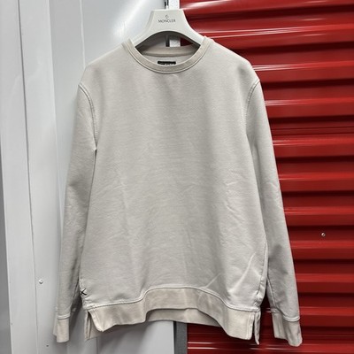 X Cuts Split Hem Tee Sz M Mens Long Sleeve Round Neck Curve Hem Cotton Stretch
