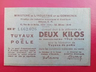 BILLET TUYAUX DE POELE 2 KILOS DE TOLE MINCE MONNAIE MATIERES