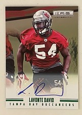 2012 Panini Rookies & Stars Lavonte David Auto RC /99 Buccaneers R&S Longevity