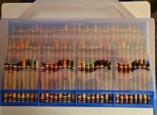 Vintage Crayola 96-Crayon Carrying Case w/Crayons 1996 - Binney Smith