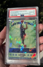 2019-20 Panini Contenders Optic RJ Barrett Lottery Ticket Blue Ice PSA 10 (B) 
