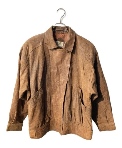 Brass Plum Leather Flight Jacket Men's Size M Brown - product listing photo