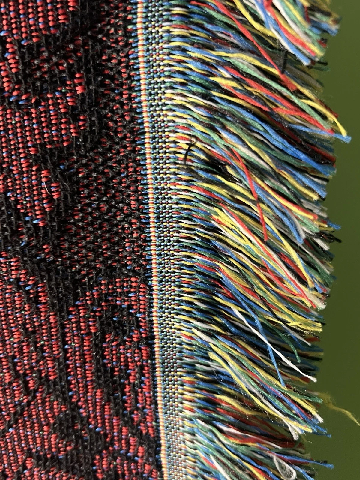 Harry Potter Gryffindor Crest Tapestry Woven Throw Blanket Fringe 48" x 60"