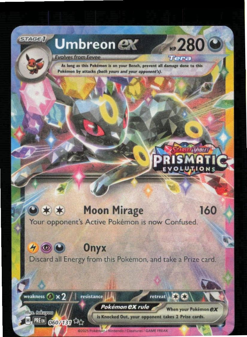 Umbreon ex 060/131 Holo Promo Miscellaneous Cards & Products Pokemon Stamped NM