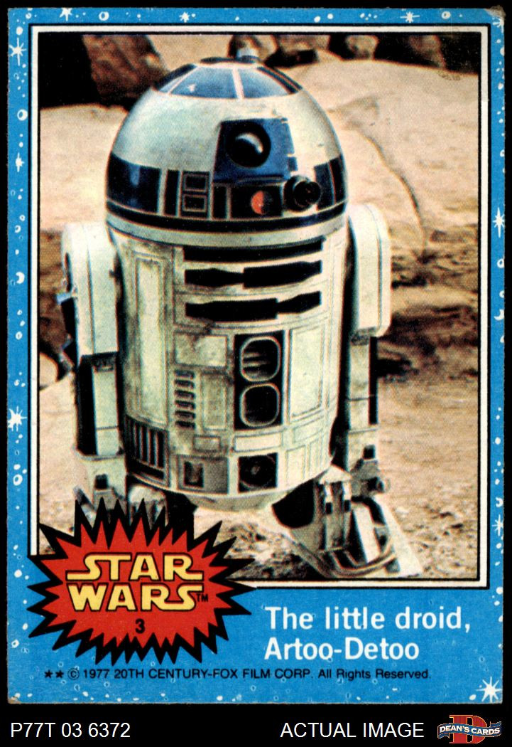 1977 Topps Star Wars #3 The Little Droid R2-D2 4 - VG/EX | eBay 1977 Topps Star Wars #3 The Little Droid R2-D2 4 - VG/EX | eBay