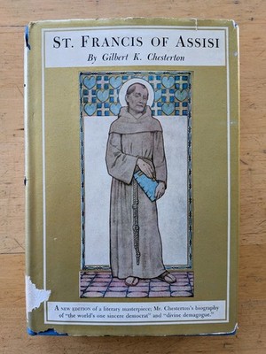 St. Francis of Assisi by G. K. Chesterton - 1945 Doubleday - Hardcover w/ DJ