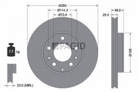 2X Pagid Bremsscheibe 54255NC FüR Mazda Station Wagon GY GG Hatchback Ggep GG10