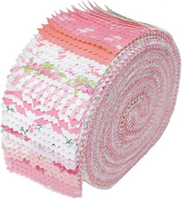 Jelly Roll Fabric Strips for Quilting, Crafting, and Sewing, 42 Strip Assorted B