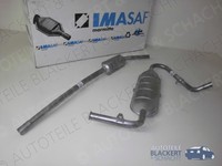 Imasaf Auspuffset Mitteltopf + Endtopf für Lada Niva 2121 1.6 1976-1995
