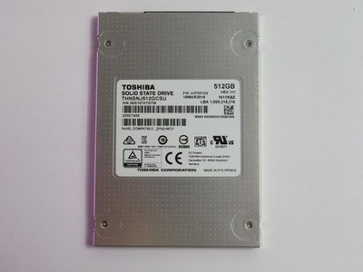 TOSHIBA 512GB SOLID STATE DRIVE, SATA III, 2.5'' INTERNAL, THNSNJ512GCSU