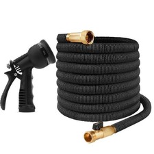 1Pack 5X Stronger Deluxe Expandable Flexible Garden Water Hose 50ft,100ft 3/4"