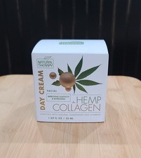 Natural Therapy Hemp  Collagen Day Cream - 1.69oz Restore Rejuvenate Face